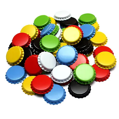 Crown Caps Capping 26mm Home Brew BOTTLING GLASS & PET (All Colors -ᴓ26mm) • £4.79
