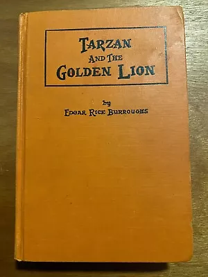 Tarzan And The Golden Lion By Edgar Rice Burroughs (1924) HC/1st • $25