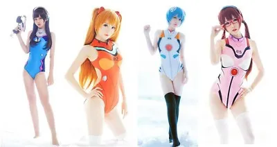 Sexy Ayanami Rei Asuka Langley Cosplay Swimwear D.Va Body-suit Costume Lingerie  • $20.89