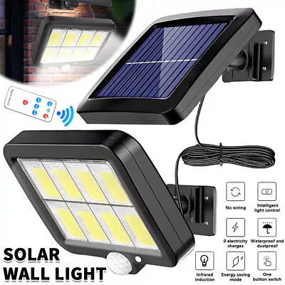 1200000lm LED Solar Street Light Security Flood Lamp Motion Sensor Outdoor Wall • $10.65