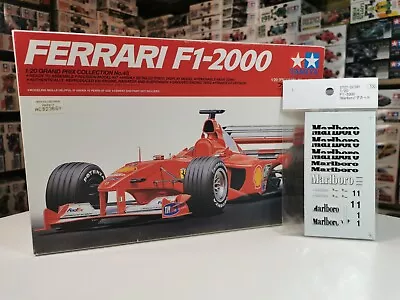 Tamiya 20048 1/20 Ferrari F1-2000 + St27 Marlboro Decal Set F1 Model Kit Bundle  • £89.99