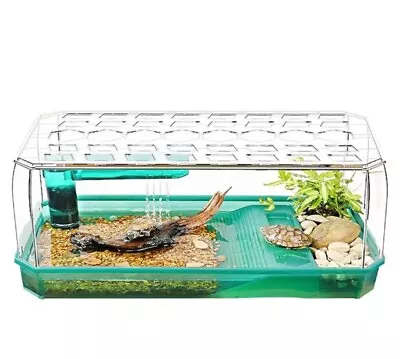 Reptile Growth Turtle Tank KitTortoise Habitat Accessories Reptile... • $19.99