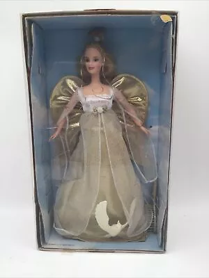 ANGELIC INSPIRATIONS Barbie Blonde Special Edition 1999 Mattel Gold Gown  W Dove • $13.49