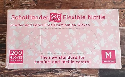 Schottlander Soft Touch Flixible Nitrile Powder And Latex Free Examination 200 M • £9