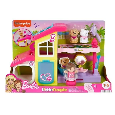 £22.99 • Buy Fisher-Price Little People Barbie Toddler Playset Play And Care Pet Spa - HJW76