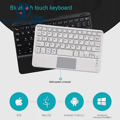 Mini Wireless Bluetooth 3.0 Keyboard With Mouse Touchpad For Windows Android IOS • $15.29