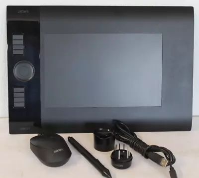 Used - Wacom Intuos4 Intuos 4 PTK-640 Medium USB Graphic Pen Tablet • $124.46