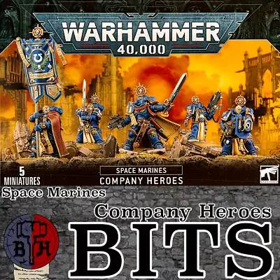 Warhammer 40k Space Marines Company Heroes BITS Multi-listing Upgrades • $1.35