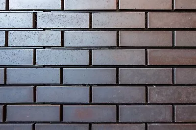 £2.99 • Buy Staffordshire Blue Brick Slip BrickTile BrickCladding WallCladding SAMPLE