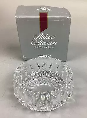 Althea Gorham Collection Full Lead Crystal Round Candy/Nut Bowl - 4.5” - #C160 • $15