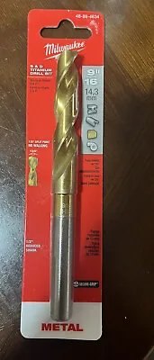 Milwaukee 9-16” S & D Titanium Drill Bit For Metal (48-89-4634) • $15.49