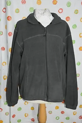 Cabela's  Polartec Men's Large Gray Fleece Zip Close Hiking Casual Jacket EUC • $19.81