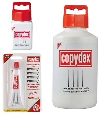 £5.95 • Buy Copydex Safe Adhesive Strong Glue Art Craft Fabric Carpet Pva Wood Bond Pritt