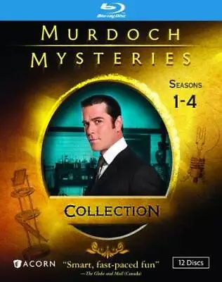 MURDOCH MYSTERIES COLLECTION: SEASONS 1-4 (BLU-RAY) - Blu-ray - VERY GOOD • $89.60