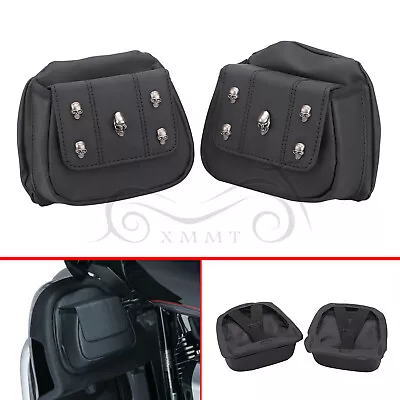 Motorcycle Batwing Fairing Lower Door Pocket Bag For Harley Touring Road Glide • $23.98