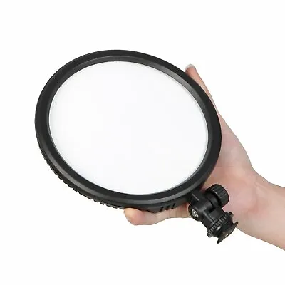 CM-200D 3200K-5600K Bi-Color LED Round Light Video Lamp Lighting For SLR Camera • £33.99