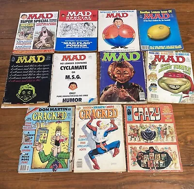 Lot Of MAD CRACKED CRAZY Magazines 1960s-1990s Special Super Special 5 More • $15