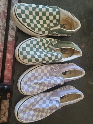 $30 • Buy Vans 2x Pairs Sz 6 Mens US