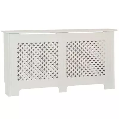 SALE Radiator Cover Large Modern Cabinet Shelf MDF Wood Grill Furniture White • £47.93