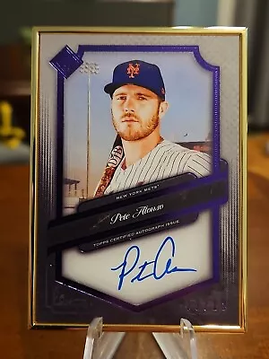2021 Topps Transcendent Pete Alonso Purple On-card Auto /10 Gold Frame TCA-PA • $2.99