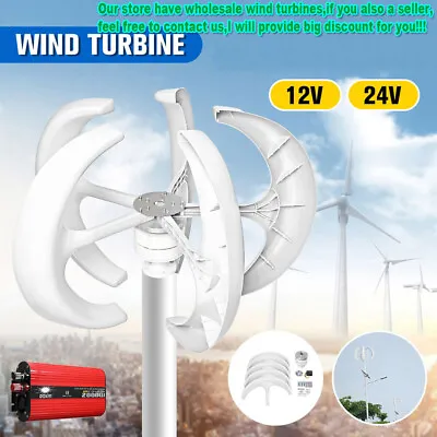 800W 12V/24V Lantern Wind Turbine Vertical Axis Power Energy Auto Windward AU • $425.66