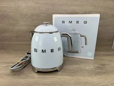 Smeg 50's Retro KLF05PBUK 0.8L  Mini Kettle Stainless Steel In Pastel Blue • £99.99