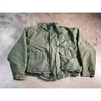 Vintage Woolrich Green Jacket XL • $35