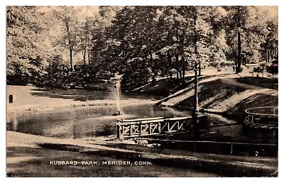 1946 Hubbard Park Meriden CT Postcard • $2.99