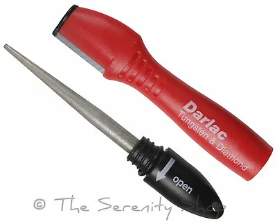 Darlac Tungsten And Diamond Blade Sharpener Secateurs Tools Pruner Blades DP102 • £14.95