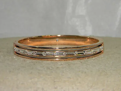 Michael Kors Hinged Crystal Set Bangle Bracelet Rose Goldtone • $29.99