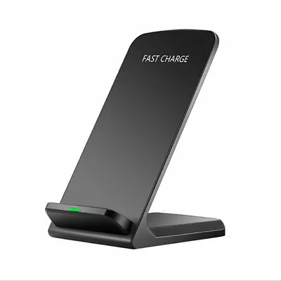 Fast 10W  Wireless Charger Dock Stand For IPhone 12 11 XS Samsung S21+ Note 20 • $9.99