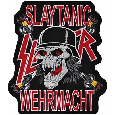 Slayer Slaytanic Wehrmacht Back Patch | Skull American Thrash Metal Band Logo • $19.99