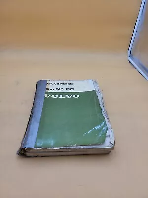 1975 Volvo 240 Model Service Shop Repair Maintenance Guide Manual Book  • $15