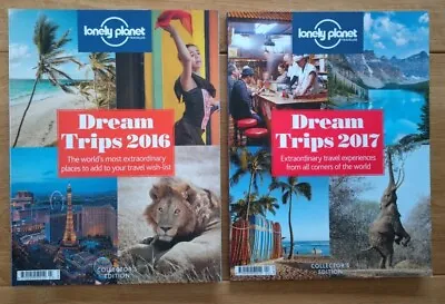 2 X Lonely Planet Dream Trips Magazines - Annual Collector's Edition 2016/17 • £5