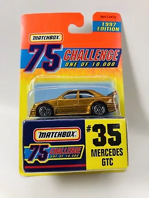 Matchbox 1997 Mercedes Benz GTC #35 Gold Limited Edition 1 Of 10000 Sealed • $4.50