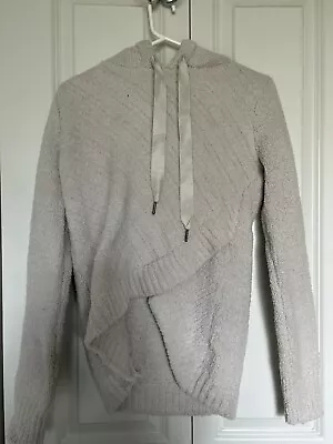 Simply Vera Wang Womens Sweater Pullover Cream Ribbed Size XS • $25