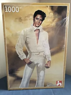Vintage 1985 Elvis Presley 1000 Piece Puzzle By Nathan Made In France New In Box • $19.50