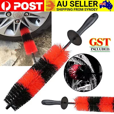 Wheel Brush Scrub Brush Car Cleaning Brush Car Vehicle Wheel Cleaning Tool AU • $12.75