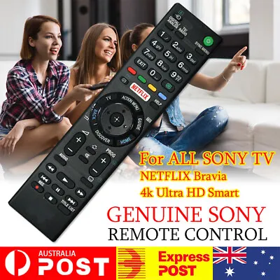 $12.91 • Buy 4k Bravia Ultra HD Smart TV Replacement REMOTE CONTROL For SONY TV NETFLIX