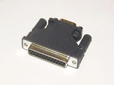 PC ~ 25 Pin Female Serial To 9 Pin Male 'D' Type Serial Connector/Adapter ~ NEW • £2.99