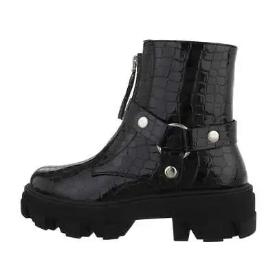 £18.98 • Buy Womens Ankle Platform Chelsea Shoes Ladies Boots Autumn Size 3-8 EIBA UK