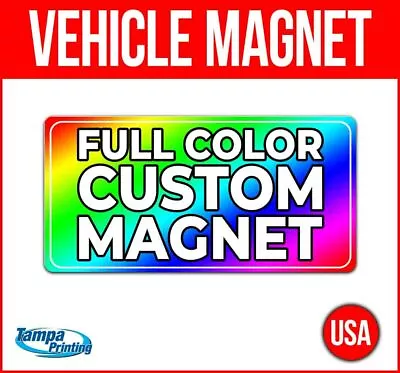 CUSTOM DESIGN Heavy Duty Vehicle Magnet Truck Car Sticker Sign USA CUSTOM • $29.99