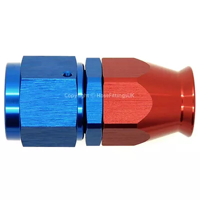 £7.99 • Buy PTFE AN-6 6AN JIC Straight Swivel Fuel Oil Coolant Braided Hose Fitting
