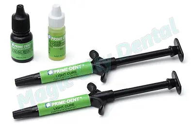 Prime-Dent Light Cure Dental Orthodontic Adhesive Bonding Ortho Bond 2 Syringes • $26.90