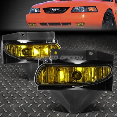 For 99-04 Ford Mustang Gt Amber Lens Bumper Driving Fog Light Replacement Lamps • $29.88