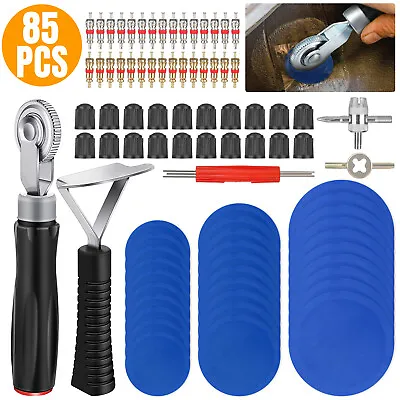 Heavy Duty Tire Repair Plug Patch Kit DIY Punctures Flat For Car Motorcycle KIT • $13.49