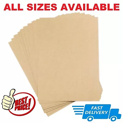 A6 A5 A4 A3 A2 Brown Card Thick Paper Craft Making Printer Cardboard Kraft Label • £42.99