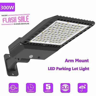 300W LED Parking Lot Pole Light (1000W Metal Halide Equivalent) Work AC 120-277V • $148