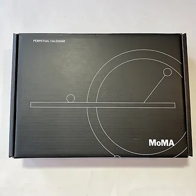 Moma Perpetual Calendar By Gideon Dagan Silver & Black Brand New • $18.47