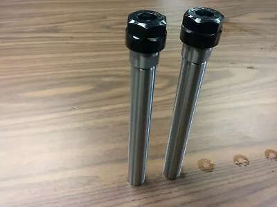 ER16 COLLET CHUCKS 3/4  X 6  W. STRAIGHT SHANK 2pcs-#ER16-CK346 Tool Holder Set • $66